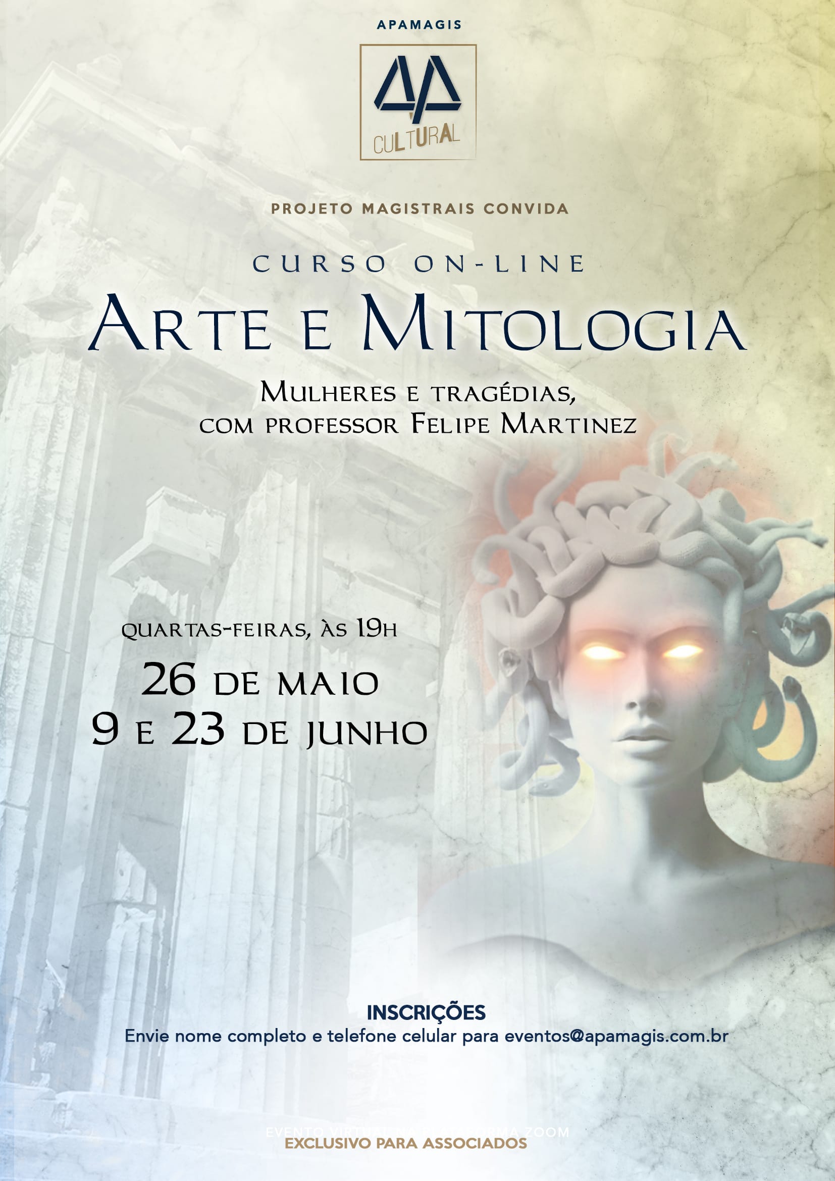 Curso de Arte e Mitologia - Prof. Felipe Martinez - Apamagis